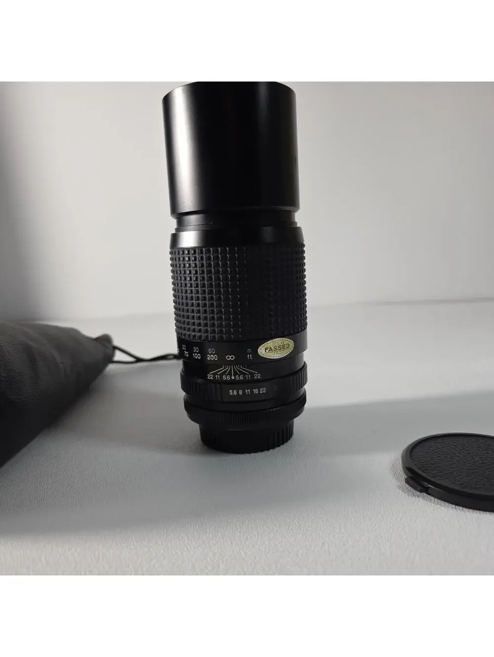 Tokina RMC 300mm f5.6 Telephoto Lens W/Caps & Soft Case